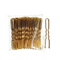 50Pcs Women 5/6/7 cm Hair Waved U-Shaped Bobby Pin Barrette Salon Grip Clip Bridal Hairpins Black Metal Hair Accessories For Bun
