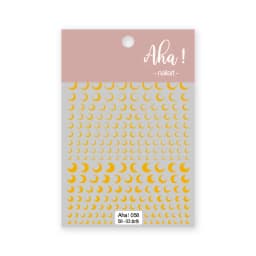 3D Yellow Smile Nail Art Stickers Nail Decals for Nails Smile Face Manicure Japanese Design DIY Cute Nail Decals Accessories