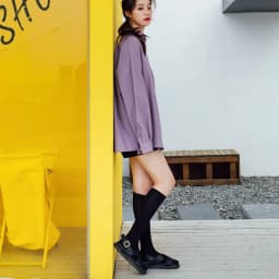 New Japanese solid color calf socks Hyuna candy color Korean student long tube women's socks
