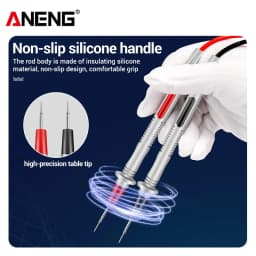 Universal Silicone wire Probe 20A 1000V Test Leads Pin for Digital Multimeter For Vichy For FLUKENeedle Tip Multi Meter Tester
