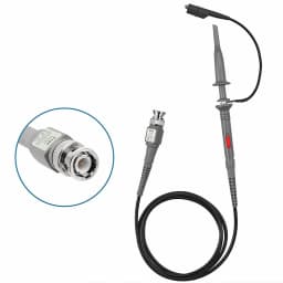 1pcs/2pcs P6100 BNC Oscilloscope Probe Kit 100MHz 1X 10X Mayitr High Precision Scope Analyzer Alligator Clip Probes Test Leads