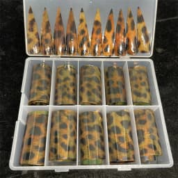 New Flower Nail Foils for Transfer Paper Stickers Floral Adhesive Fruit Nails Wraps Fish DIY Water Marble Nail Art Decorations
