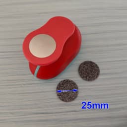 18mm Square 2.5cm Wave Circle Balloon Craft Scrapbooking Machine School Paper Cutting Cutter Puncher Eva Hole Punch Embossing