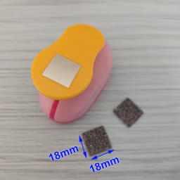 18mm Square 2.5cm Wave Circle Balloon Craft Scrapbooking Machine School Paper Cutting Cutter Puncher Eva Hole Punch Embossing