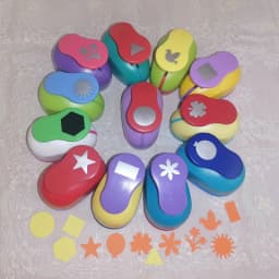 18mm Square 2.5cm Wave Circle Balloon Craft Scrapbooking Machine School Paper Cutting Cutter Puncher Eva Hole Punch Embossing