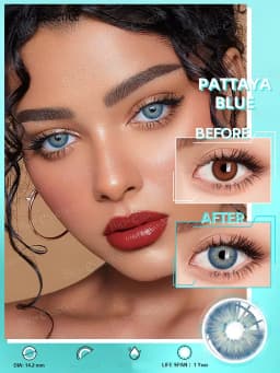 Bio-essence 1 Pair Colored Contact Lenses for Eyes Russian Girl Blue Lenses Monet Green Eye Lenses Violet Lenses Fashion Lenses