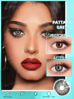 Bio-essence 1 Pair Colored Contact Lenses for Eyes Russian Girl Blue Lenses Monet Green Eye Lenses Violet Lenses Fashion Lenses