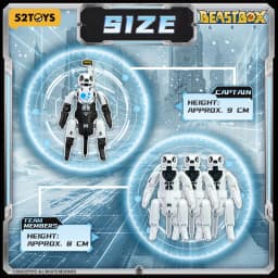 52TOYS BEASTBOX BB-48GT GHOST TEAM Transformation Collectible Converting Action Figure Toys Gift