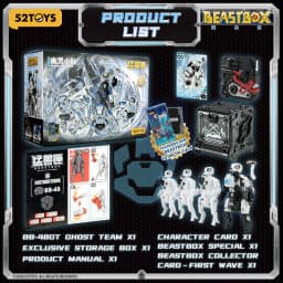 52TOYS BEASTBOX BB-48GT GHOST TEAM Transformation Collectible Converting Action Figure Toys Gift