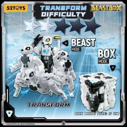 52TOYS BEASTBOX BB-48GT GHOST TEAM Transformation Collectible Converting Action Figure Toys Gift