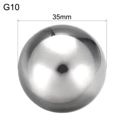 Uxcell 1-20pcs Steel Bearing Balls 13mm 16mm 17mm 18mm 19mm 25mm 30mm 35mm 40mm G10 Various Diameter Precision Chrome Steel Ball