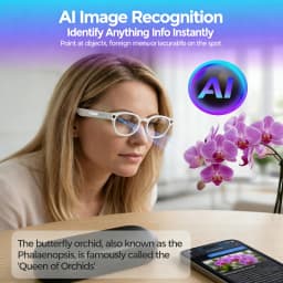 VIVO 2MP AI Smart Glasses Photo Camera Video Multifunctional AI Translation Recording Music Control Wifi Transmission 2026 NEW
