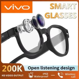 VIVO 2MP AI Smart Glasses Photo Camera Video Multifunctional AI Translation Recording Music Control Wifi Transmission 2026 NEW