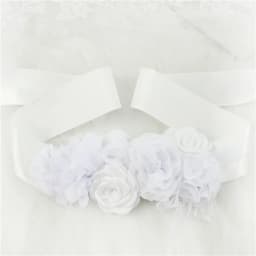 Pink White Blue Purple Fashion Flower Wedding Belts Pearl Bow Wedding Dress Belt Bridal Ribbon Sash Belt Party Bridesmaid Dress