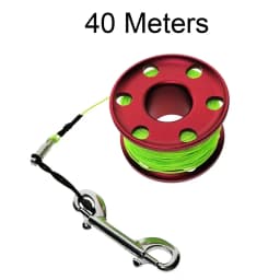 30-60 Meter Scuba Diving Spool Finger Reel Wreck Cave Anti-Missing Marker Line Diver Safety Equipment with Sinking Line