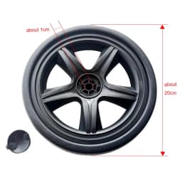 Universal Stroller Wheels For Baby Trolley Including 6/7/8/10/12Inch Tyre Different Size Front And Back Wheel Cart Accessories