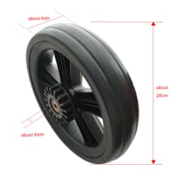 Universal Stroller Wheels For Baby Trolley Including 6/7/8/10/12Inch Tyre Different Size Front And Back Wheel Cart Accessories