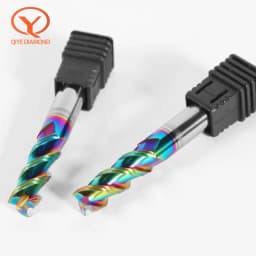 3 Flutes Aluminum Cutter Carbide Milling Cutter Tungsten End Mill DLC Coating Teeth Aluminum Milling Tool Key Seater Router Bit