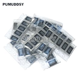 50PCS 1% 2512 SMD Resistor Samples kit 10ValueX5PCS=50pcs 1R00 R500 R470 R330 R220 R200 R150 R100 R050 R010