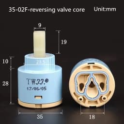 Tap Mixer High Spool Valve 25 MM/35 MM/40 MM Taps Accessories Ceramic Cartridge Faucet Cartridge Mixer Kitchen Bath Basin Shower