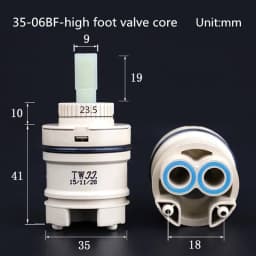 Tap Mixer High Spool Valve 25 MM/35 MM/40 MM Taps Accessories Ceramic Cartridge Faucet Cartridge Mixer Kitchen Bath Basin Shower