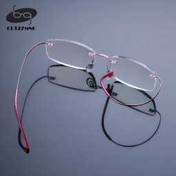 1PC Flexible Ultralight Reading Glasses Rimless Memory Titanium Eyeglasses Vision Care Presbyopic Eyewear Strength +1.0~+4.0