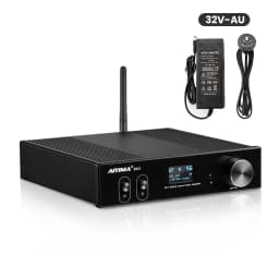 AIYIMA D03 Bluetooth Amplifier 150Wx2 Stereo HiFi Sound Amplificador Subwoofer Amplifiers USB DAC OLED APTX DIY 2.1 Home Audio