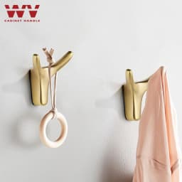 Wall Hanging Clothes Hook Bedroom Robe Hook Door Coat Hanger Hook Kitchen Cabinet Storage Hook Towel Hook Bathroom Accessories