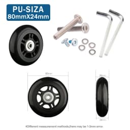 Suitcase Replacement Universal Convenient Wheel Accessories Wheel Aircraft Silent Wheel Maintenance And Maintenance Shock-Absorb