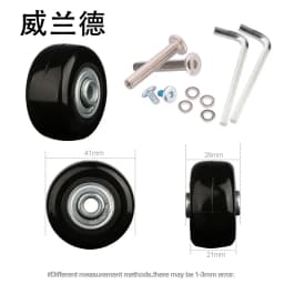 Suitcase Replacement Universal Convenient Wheel Accessories Wheel Aircraft Silent Wheel Maintenance And Maintenance Shock-Absorb