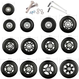 Suitcase Replacement Universal Convenient Wheel Accessories Wheel Aircraft Silent Wheel Maintenance And Maintenance Shock-Absorb