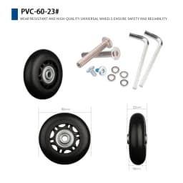 Suitcase Replacement Universal Convenient Wheel Accessories Wheel Aircraft Silent Wheel Maintenance And Maintenance Shock-Absorb