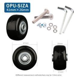 Suitcase Replacement Universal Convenient Wheel Accessories Wheel Aircraft Silent Wheel Maintenance And Maintenance Shock-Absorb