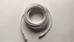 3M/5M/10M/15M/20M/30M/50M DC 12V CCTV Camera Power Cable 5.5mmx2.1mm Male Female White Extension Cord for Security Camera