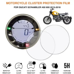 Motorcycle Cluster Scratch Protection Film Screen Protector For Ducati Scrambler 400 800 2015-2024