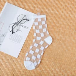 Sexy Lace Mesh Fishnet Socks Mixed Fiber Transparent Stretch Elasticity Ankle Net Yarn Thin Women Cool Socks 1pair=2pcs