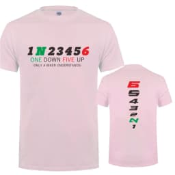1N23456 Motorcycle Only A Biker Understands T Shirt Motorbike Tee Printed Race T-Shirt JL-153