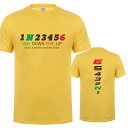 1N23456 Motorcycle Only A Biker Understands T Shirt Motorbike Tee Printed Race T-Shirt JL-153