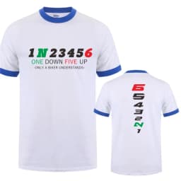 1N23456 Motorcycle Only A Biker Understands T Shirt Motorbike Tee Printed Race T-Shirt JL-153