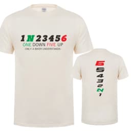 1N23456 Motorcycle Only A Biker Understands T Shirt Motorbike Tee Printed Race T-Shirt JL-153