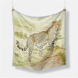 53cm Elephant Giraffe Zebra Square Scarf Brand Design Horse Luxury Silk Women Scarf Bandana Headband Fashion Hijab Neckerchief