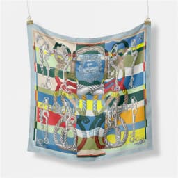 53cm Elephant Giraffe Zebra Square Scarf Brand Design Horse Luxury Silk Women Scarf Bandana Headband Fashion Hijab Neckerchief