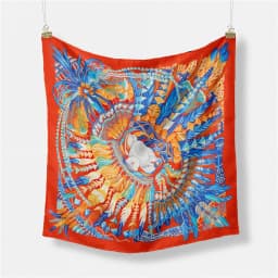 53cm Elephant Giraffe Zebra Square Scarf Brand Design Horse Luxury Silk Women Scarf Bandana Headband Fashion Hijab Neckerchief