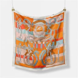 53cm Elephant Giraffe Zebra Square Scarf Brand Design Horse Luxury Silk Women Scarf Bandana Headband Fashion Hijab Neckerchief