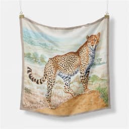 53cm Elephant Giraffe Zebra Square Scarf Brand Design Horse Luxury Silk Women Scarf Bandana Headband Fashion Hijab Neckerchief