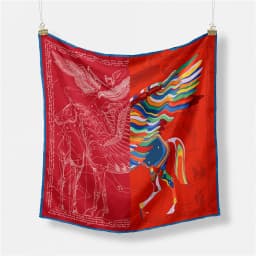 53cm Elephant Giraffe Zebra Square Scarf Brand Design Horse Luxury Silk Women Scarf Bandana Headband Fashion Hijab Neckerchief