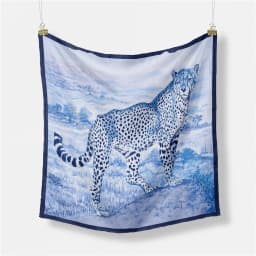 53cm Elephant Giraffe Zebra Square Scarf Brand Design Horse Luxury Silk Women Scarf Bandana Headband Fashion Hijab Neckerchief