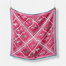 53cm Elephant Giraffe Zebra Square Scarf Brand Design Horse Luxury Silk Women Scarf Bandana Headband Fashion Hijab Neckerchief