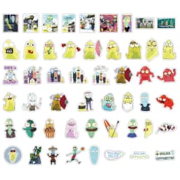 10/30/50PCS Anime Solar Opposites Season Cartoon Stickers DIY Motorcycle Luggage Skateboard Cool Sticker Classic Toy for Kid