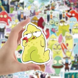 10/30/50PCS Anime Solar Opposites Season Cartoon Stickers DIY Motorcycle Luggage Skateboard Cool Sticker Classic Toy for Kid